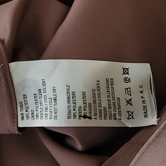 Pastore Couture Mauve Dress, Sz 48Pastore Couture Mauve Dress, Sz 48 NWT - Picture 9 of 9